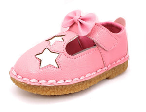 Toddler Girl Wide Pink Mary Jane Shoes