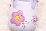 Baby Girl White Leather Crib Shoes 12 to 18 Months