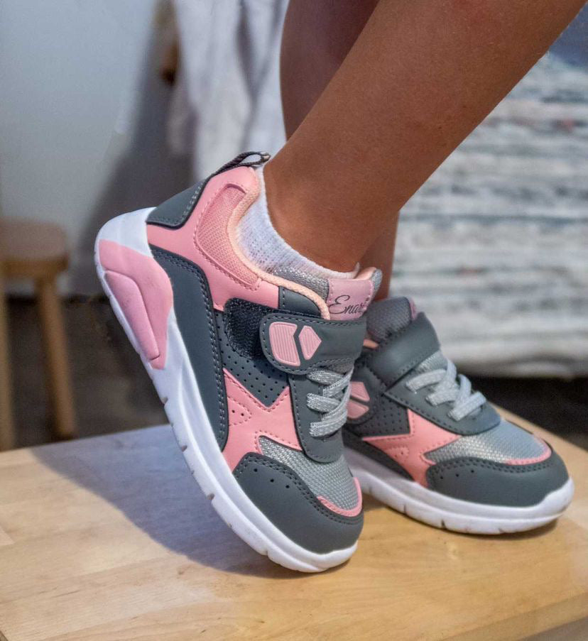Steve Madden Girls' J-Rezume Glitter Pink Star Lace-Up Sneakers (Toddler) |  Dillard's
